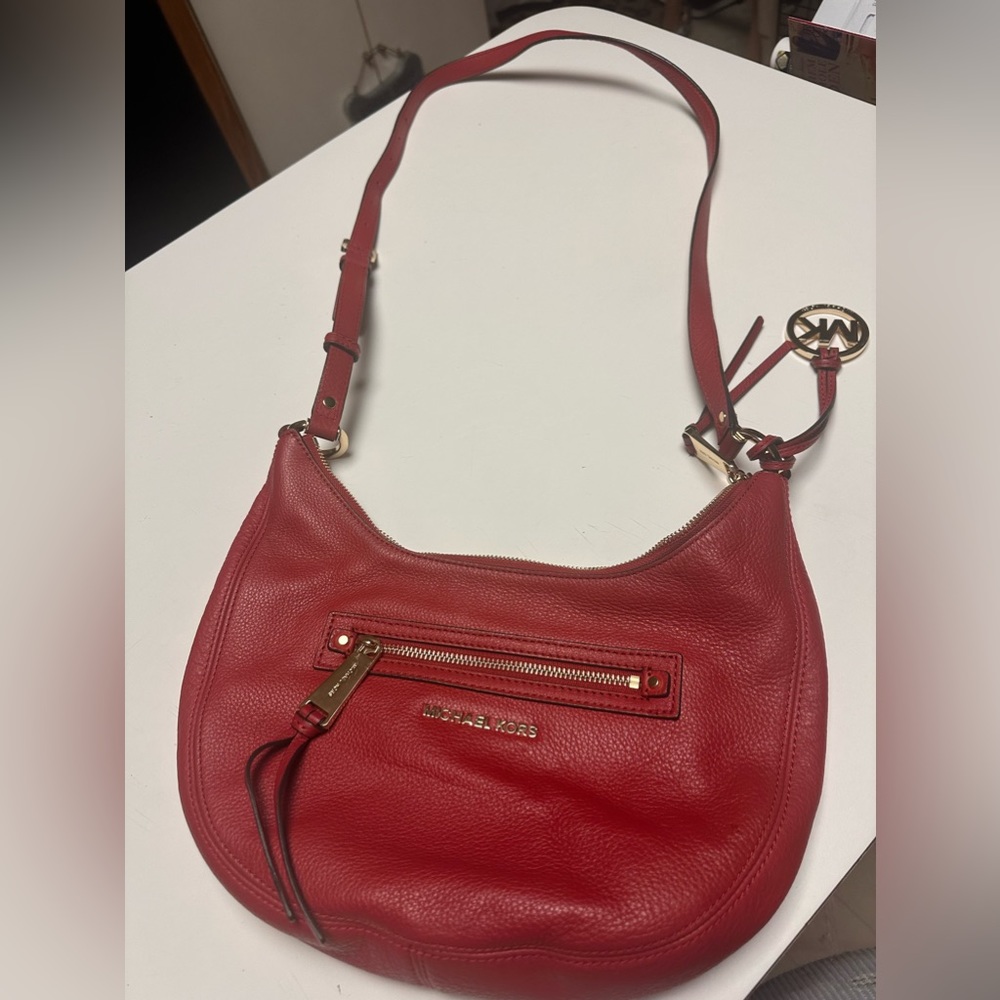 Michael kors leather crossbody